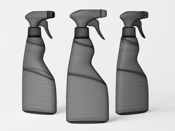 Cleaning Product Spray Bottle Packaging