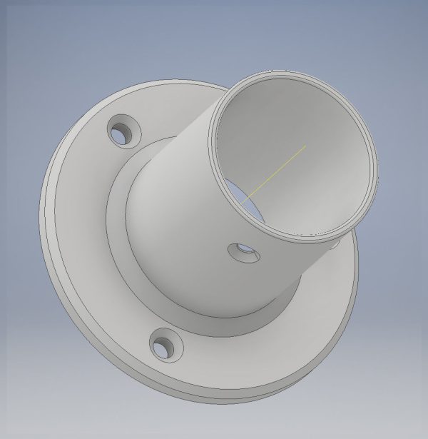Closet Rod Wall Mount Bracket