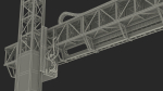 Cobod 3D Printer Module for House Building Rigged