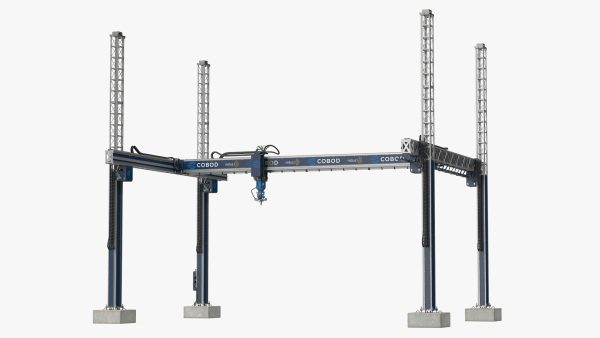 Cobod 3D Printer Module for House Building Rigged