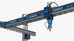 Cobod 3D Printer Module for House Building Rigged