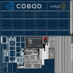 Cobod 3D Printer Module for House Building Rigged