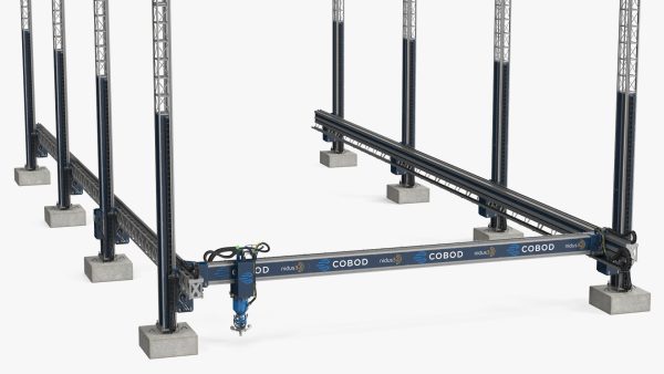 Cobod Bod2 House Construction 3D Printer Rigged