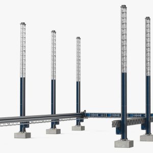 Cobod Bod2 House Construction 3D Printer Rigged