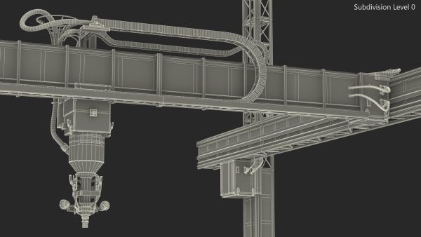 Cobod Bod2 House Construction 3D Printer Rigged