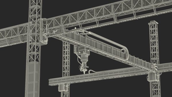 Cobod Bod2 House Construction 3D Printer Rigged