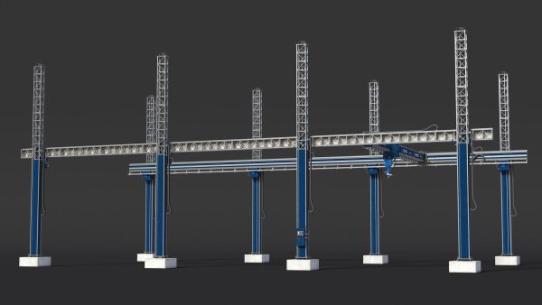 Cobod Bod2 House Construction 3D Printer Rigged