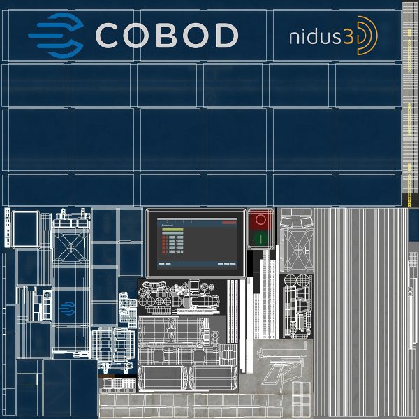 Cobod Bod2 House Construction 3D Printer Rigged