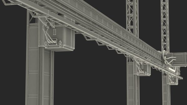 Cobod Bod2 House Construction 3D Printer Rigged