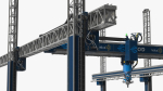 Cobod Bod2 House Construction 3D Printer Rigged