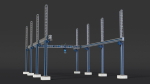 Cobod Bod2 House Construction 3D Printer Rigged