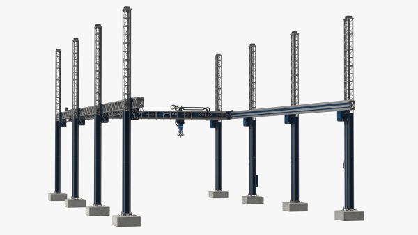 Cobod Bod2 House Construction 3D Printer Rigged