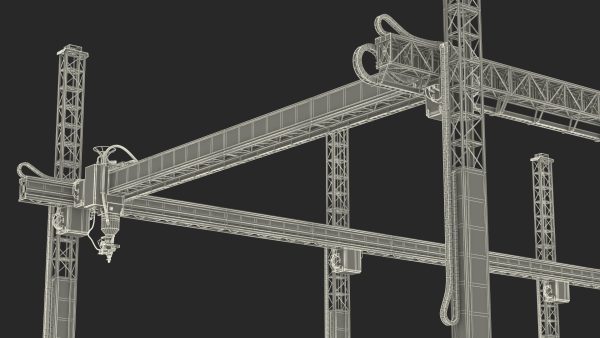 Cobod Bod2 House Construction 3D Printer Rigged
