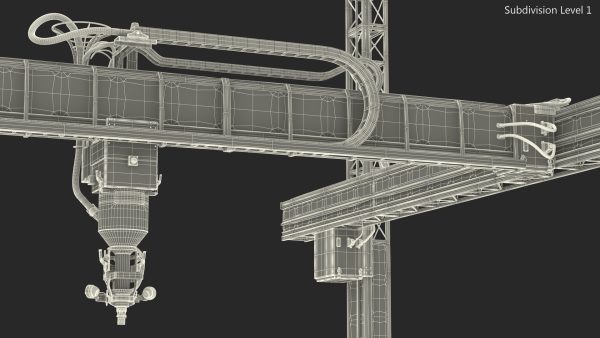Cobod Bod2 House Construction 3D Printer Rigged