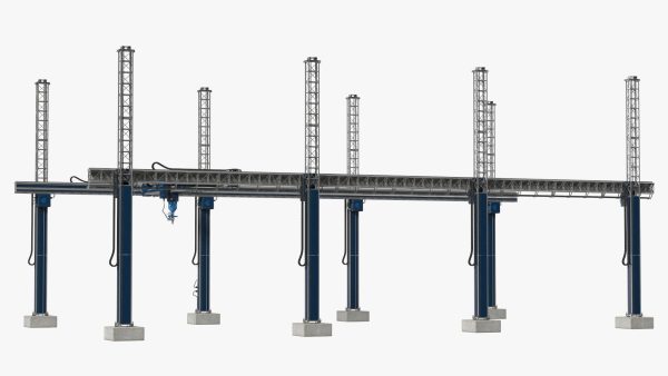 Cobod Bod2 House Construction 3D Printer Rigged