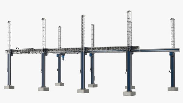 Cobod Bod2 House Construction 3D Printer Rigged