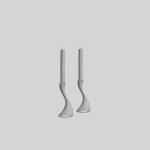 Cobra Candlestick Stainless Steel 2-pack 16 cm