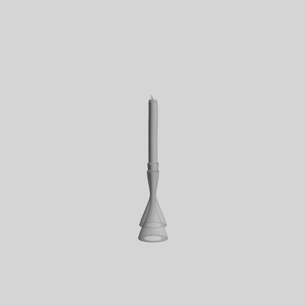 Cobra Candlestick Stainless Steel 2-pack 16 cm