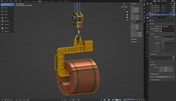 Coil Lifter with Copper Coil
