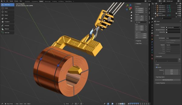 Coil Lifter with Copper Coil