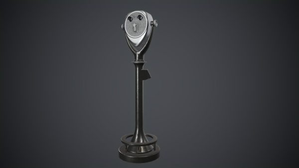 Coin-operated Telescope Binoculars PBR Game Ready