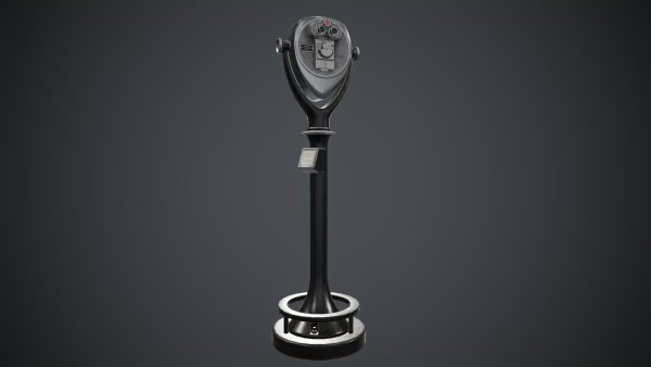 Coin-operated Telescope Binoculars PBR Game Ready