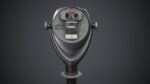 Coin-operated Telescope Binoculars PBR Game Ready