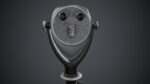 Coin-operated Telescope Binoculars PBR Game Ready