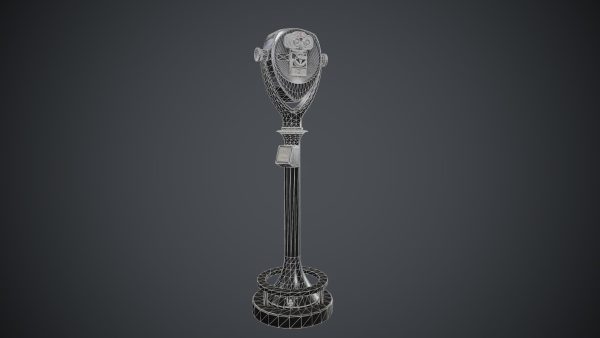 Coin-operated Telescope Binoculars PBR Game Ready