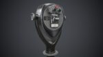 Coin-operated Telescope Binoculars PBR Game Ready