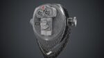 Coin-operated Telescope Binoculars PBR Game Ready