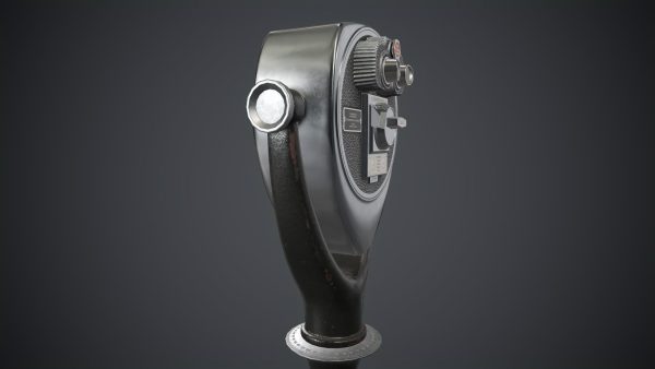 Coin-operated Telescope Binoculars PBR Game Ready