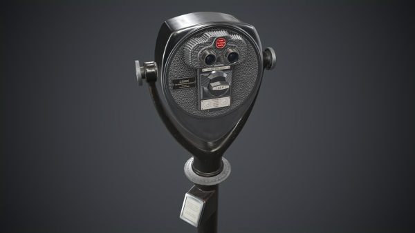 Coin-operated Telescope Binoculars PBR Game Ready