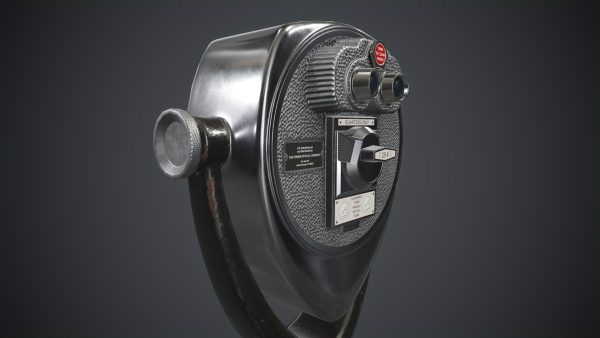 Coin-operated Telescope Binoculars PBR Game Ready
