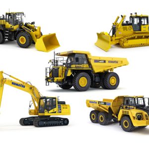 Collection Midsize Construction Machines Komatsu