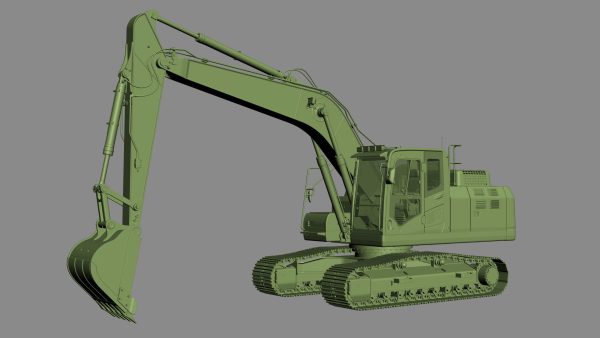 Collection Midsize Construction Machines Komatsu