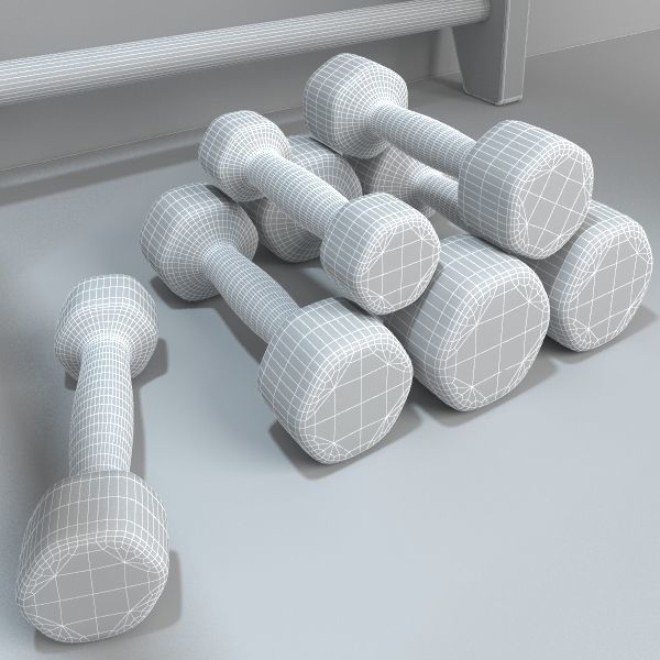 Collection of sports equipment