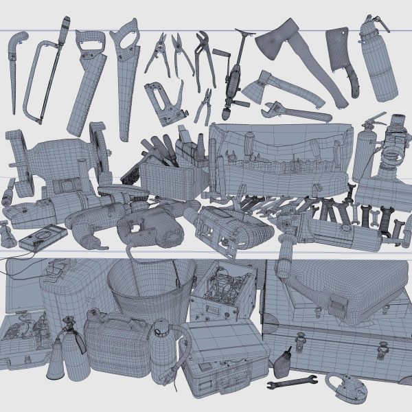 Collection old tools PBR