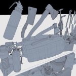Collection old tools PBR
