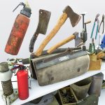 Collection old tools PBR