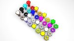 Colored Bolts and Nuts Set