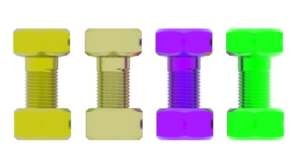 Colored Bolts and Nuts Set