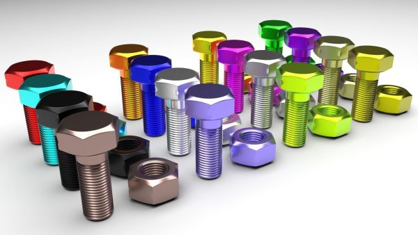 Colored Bolts and Nuts Set