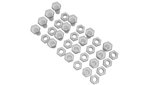 Colored Bolts and Nuts Set