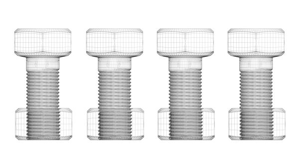 Colored Bolts and Nuts Set