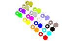 Colored Bolts and Nuts Set