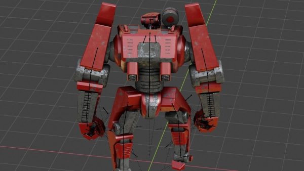 Combat Droid rigged character