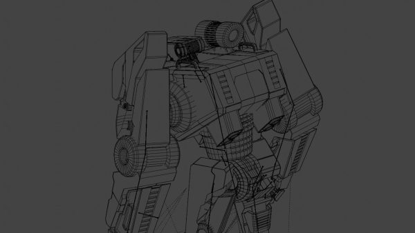 Combat Droid rigged character