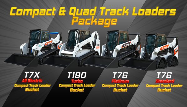 Compact and Quad Track Loaders Package - 4 Items
