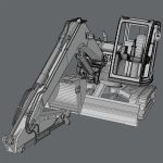 Compact Excavator Hitachi ZX85USB